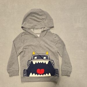 Carter's Gray Hoodie with Monster Graphic